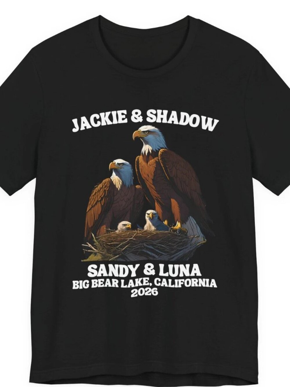 2026 Jackie & Shadow T-Shirt Sandy And Luna Big Bear Eagle Graphic Tee